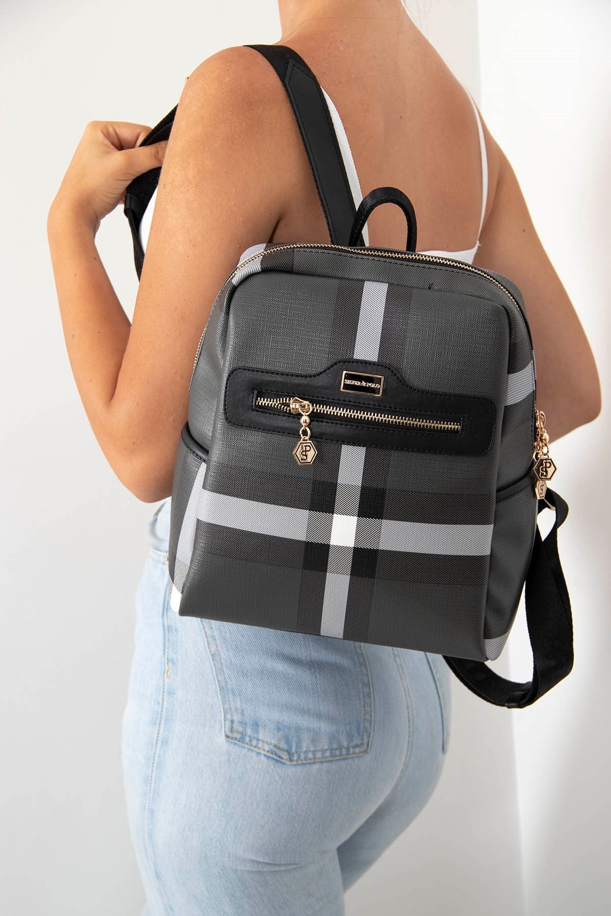 Silver & Polo Siyah - Siyah SP866 Kadın Sırt Çantası