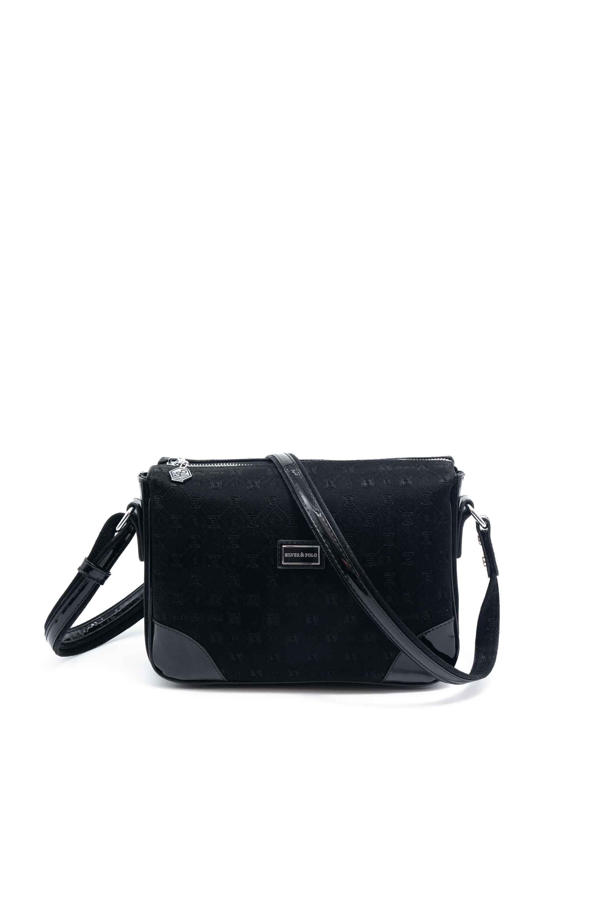 Silver & Polo Siyah - Siyah SP784 Kadın Çapraz Çanta