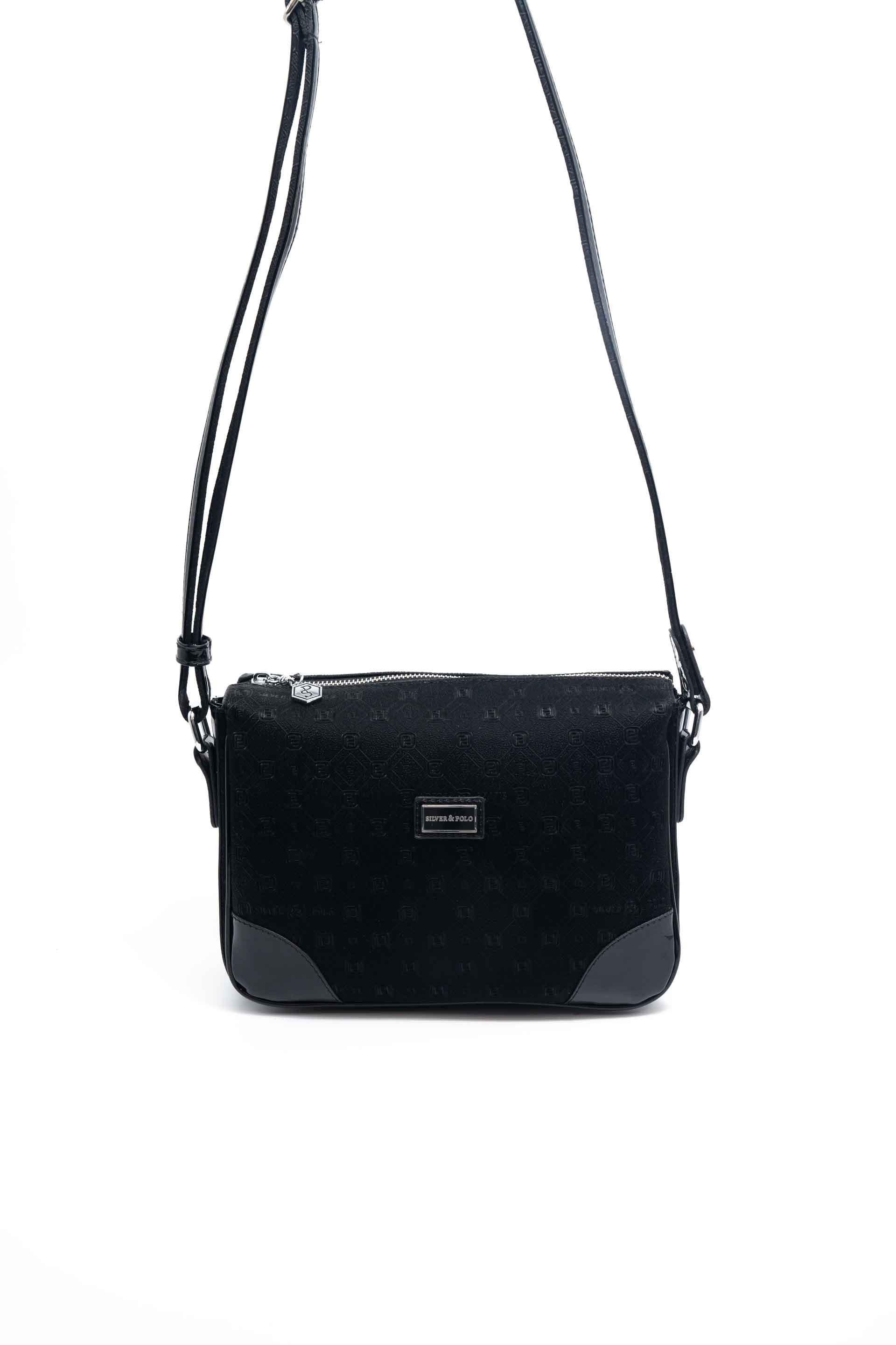 Silver & Polo Siyah - Siyah SP784 Kadın Çapraz Çanta