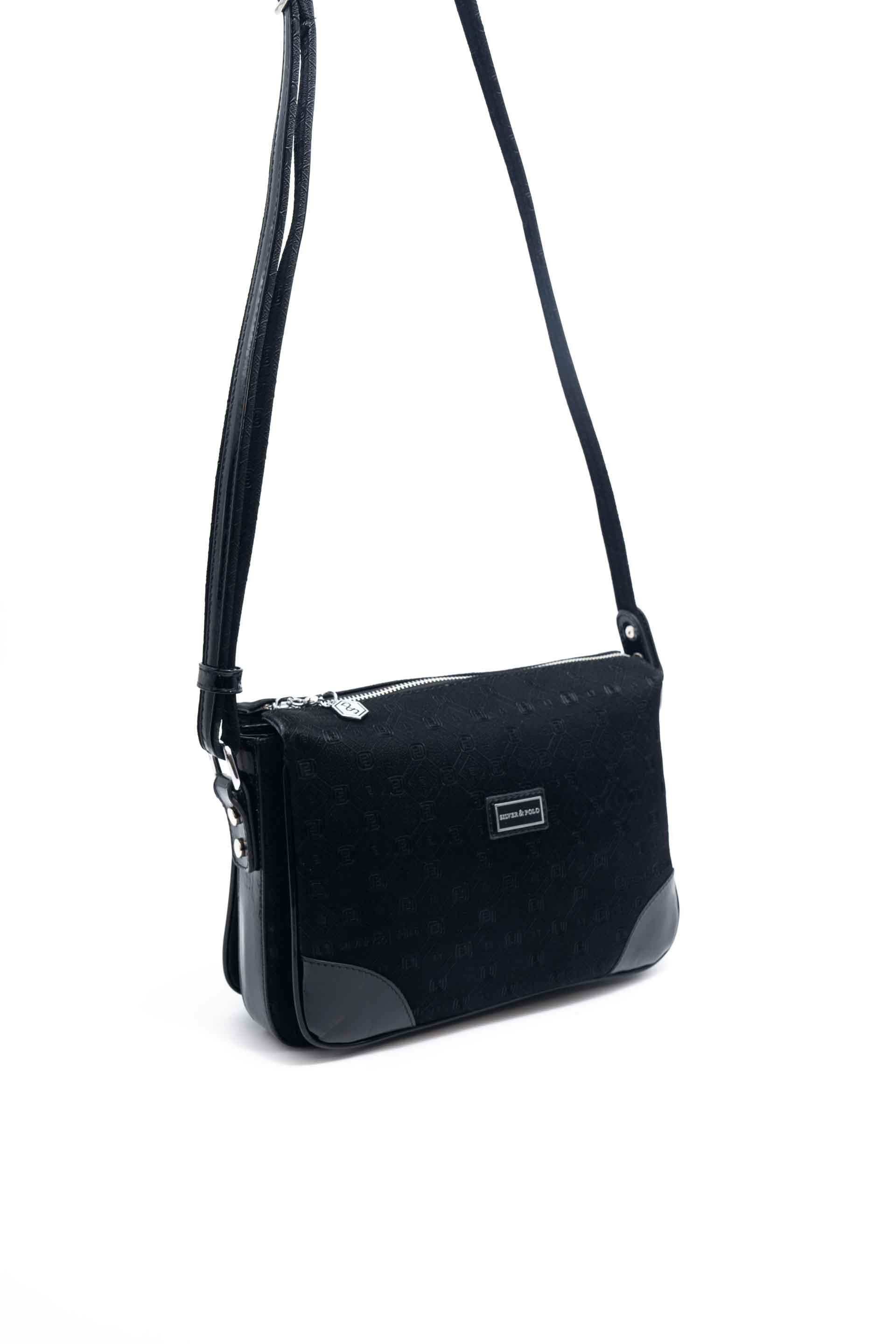 Silver & Polo Siyah - Siyah SP784 Kadın Çapraz Çanta