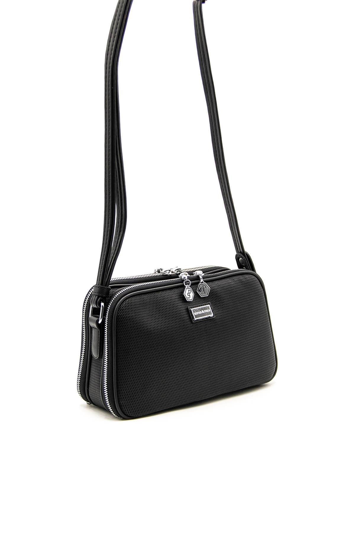 Silver & Polo Siyah - Siyah SP899 Kadın Çapraz Çanta