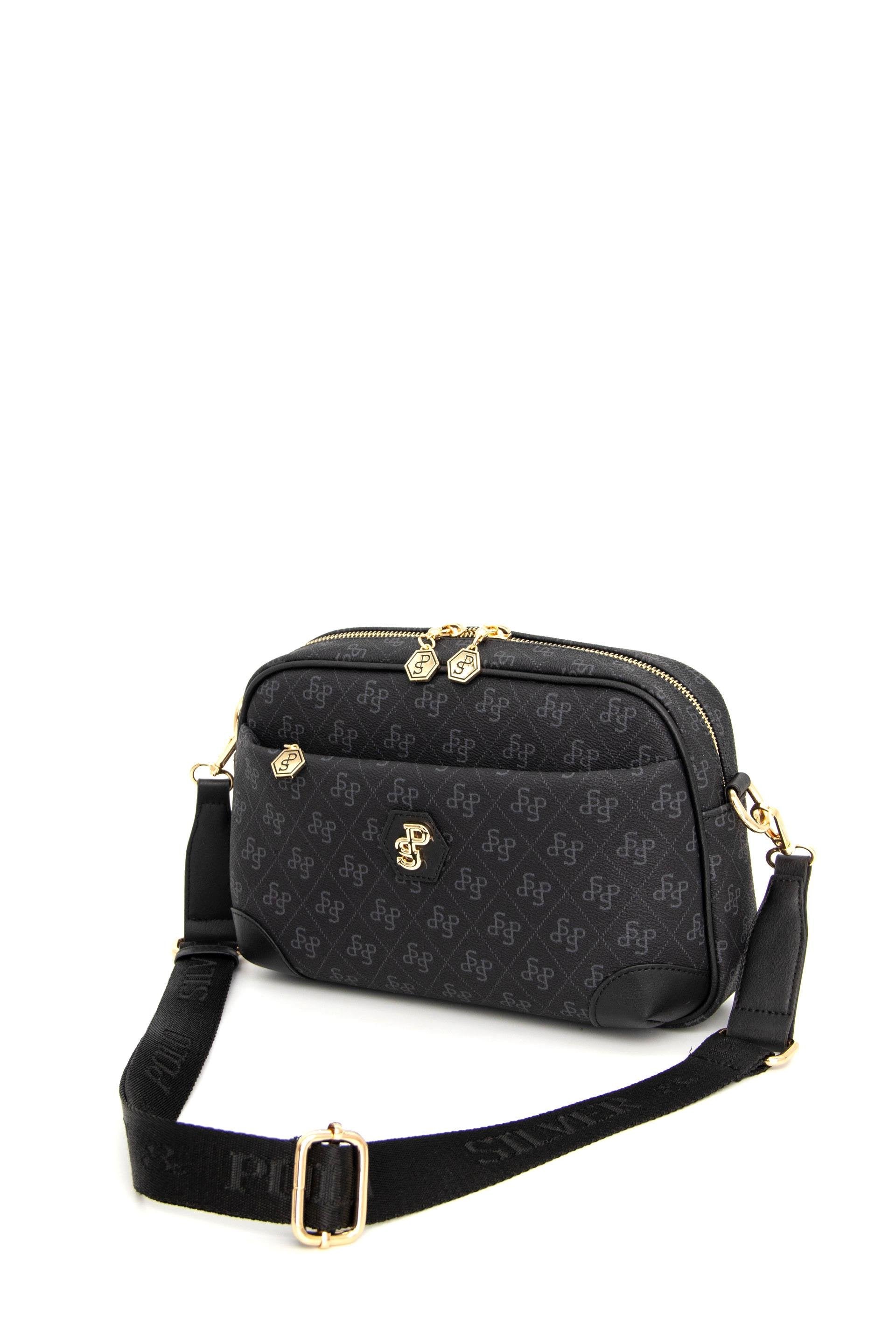 Silver & Polo Siyah SP1094 Kadın Çapraz Çanta