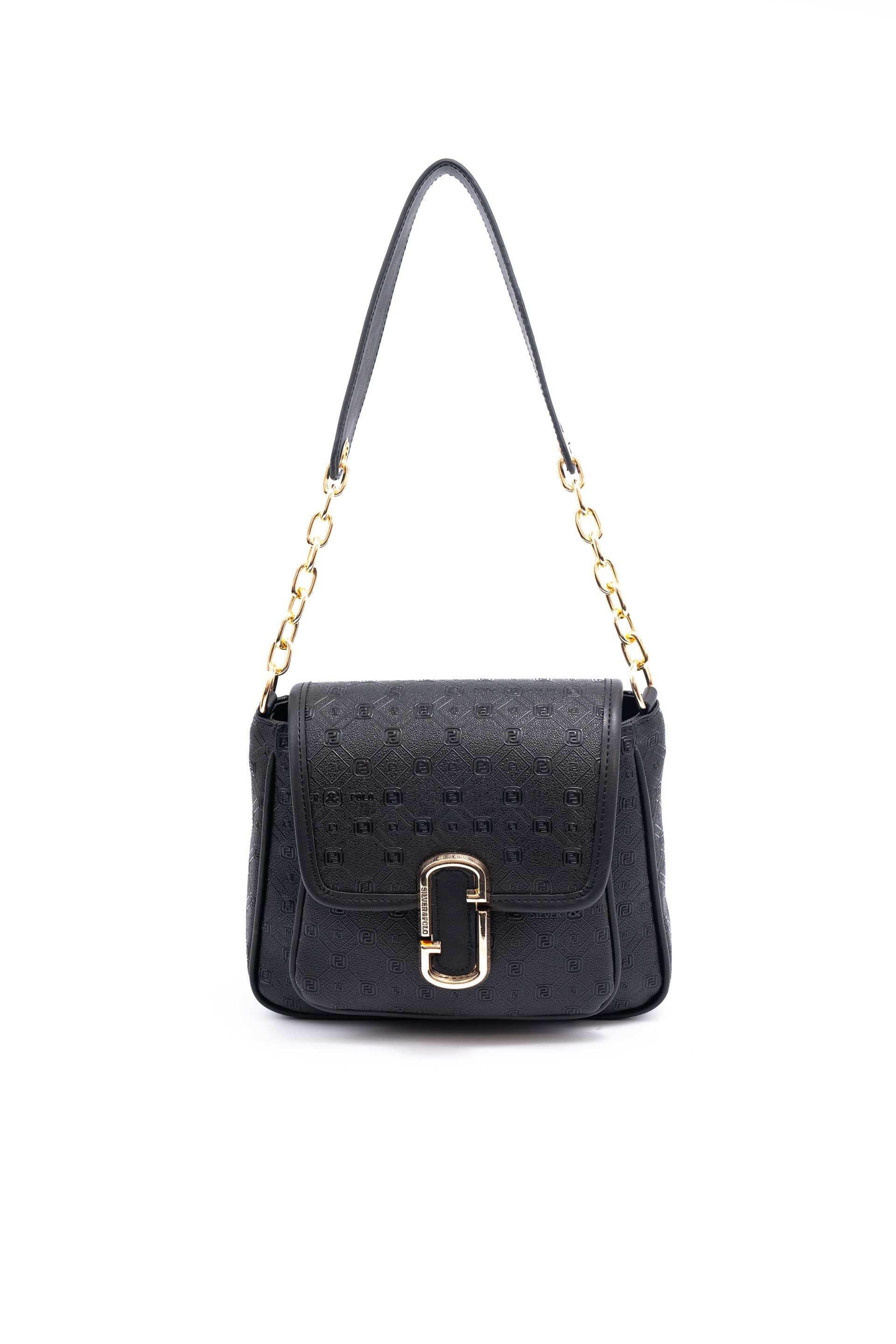 Silver & Polo Siyah SP1147 Kadın Omuz Çantası