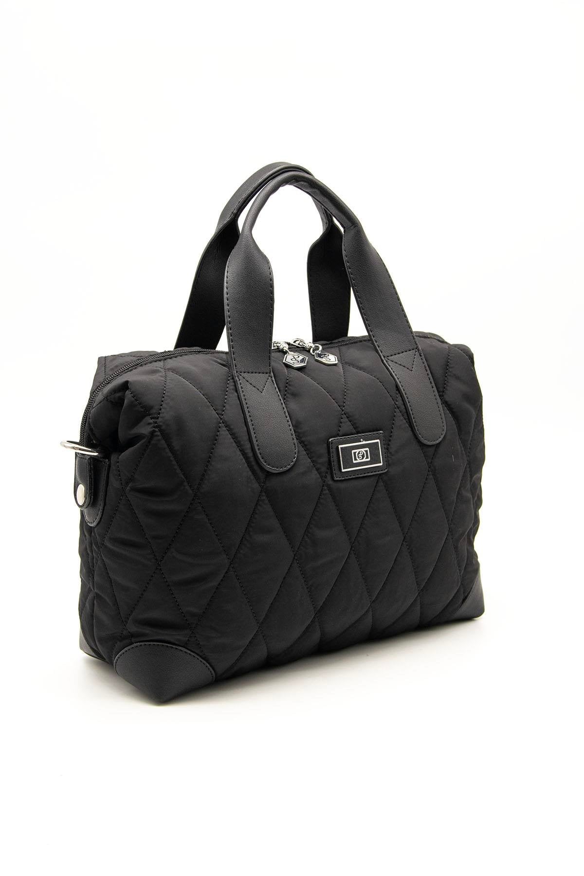 Silver & Polo Siyah SP1152 Kadın Seyahat Çantası