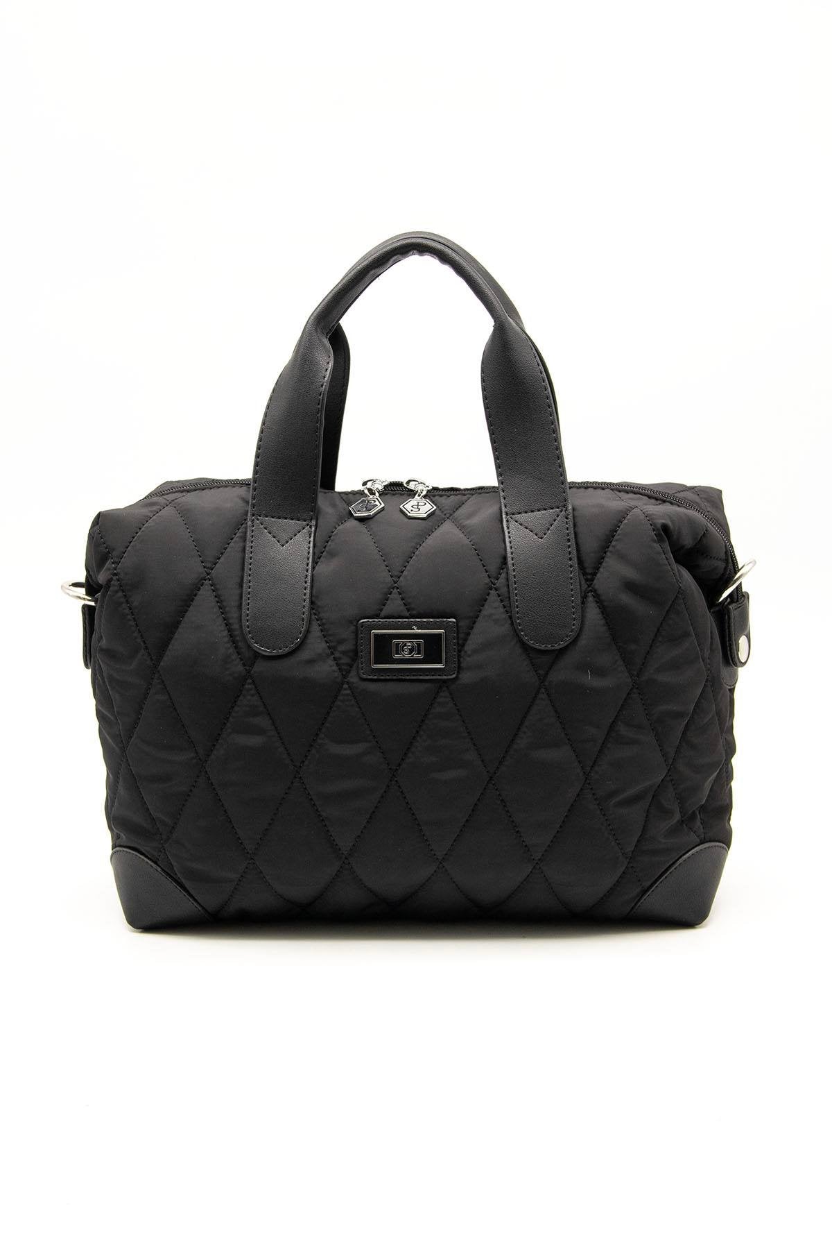Silver & Polo Siyah SP1152 Kadın Seyahat Çantası