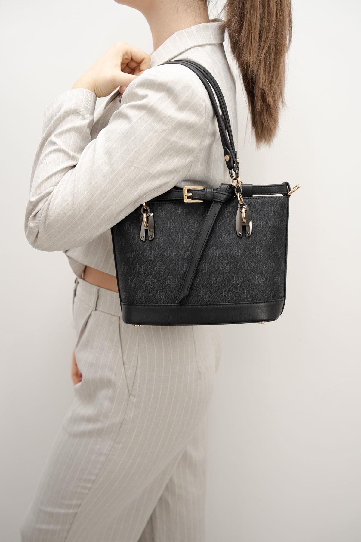 Silver & Polo Siyah SP1155 Kadın El Çantası