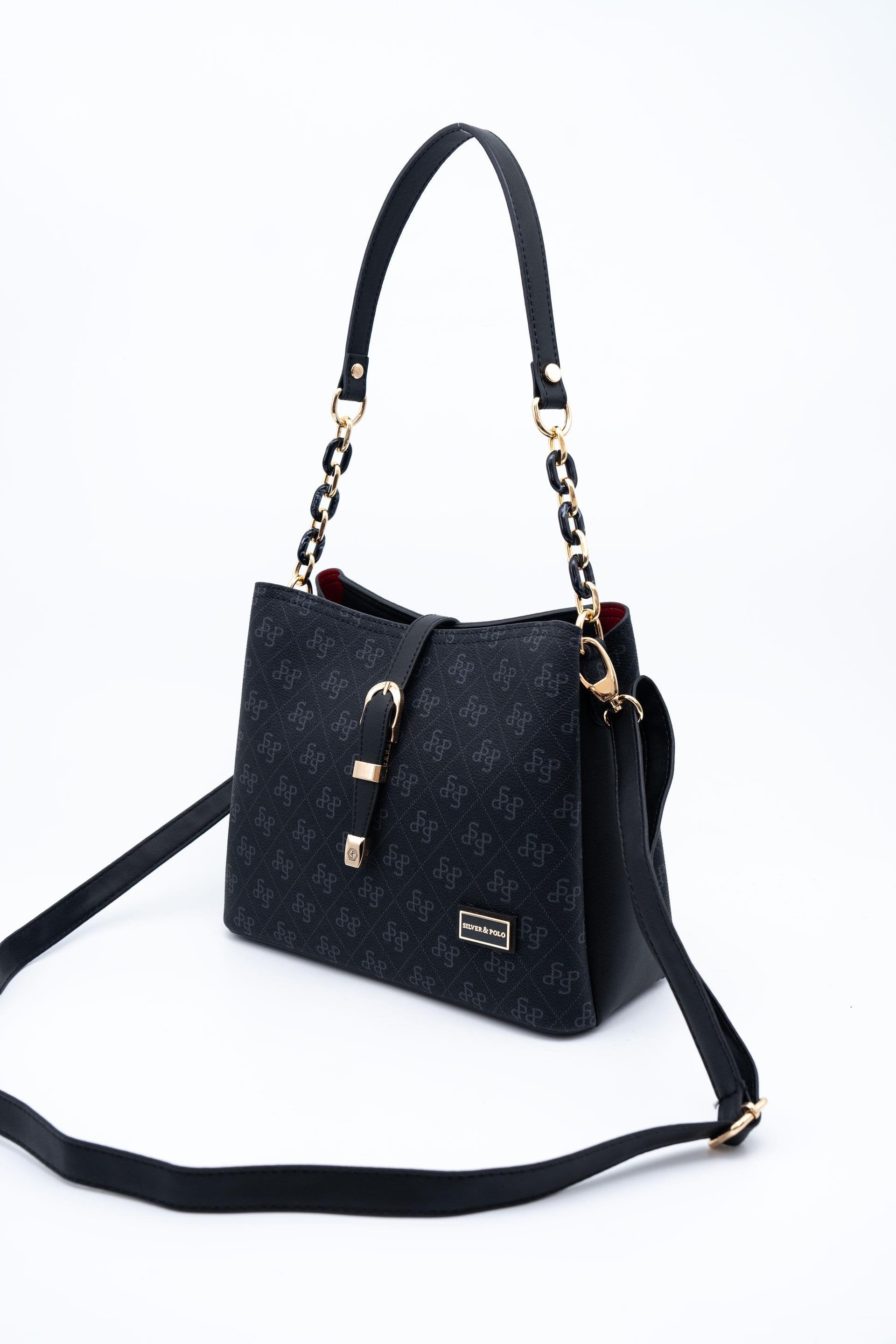 Silver & Polo Siyah SP974 Kadın Omuz Çantası