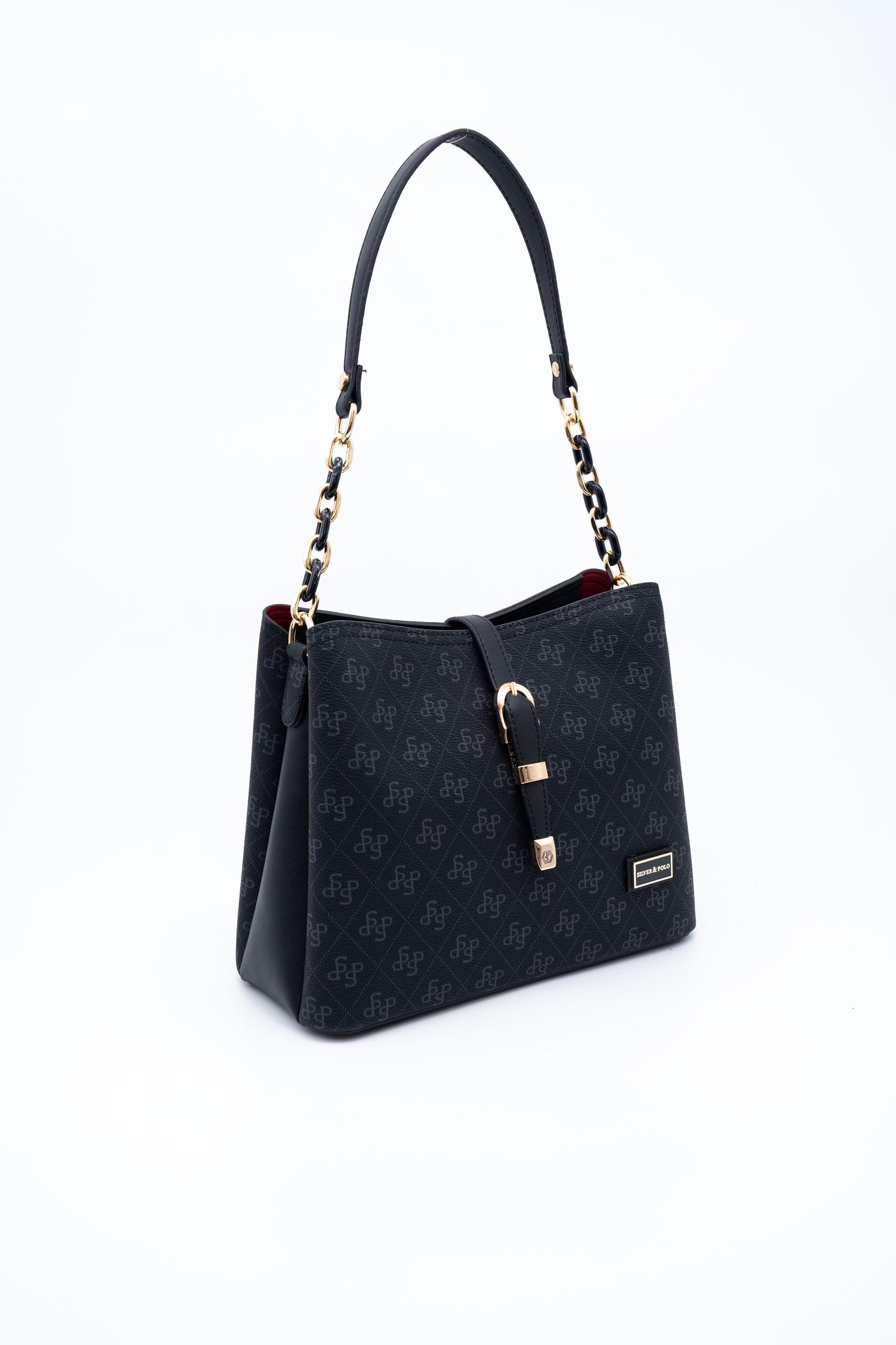 Silver & Polo Siyah SP974 Kadın Omuz Çantası