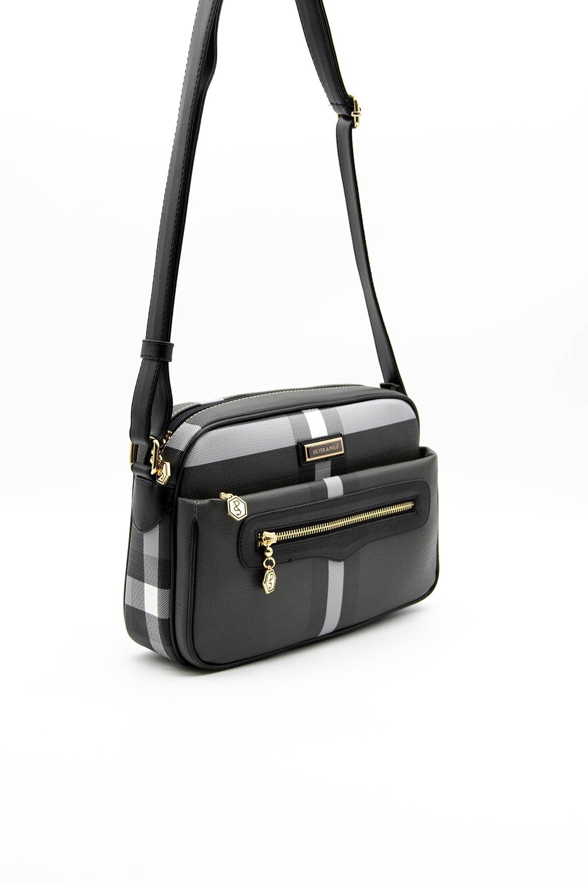 Silver & Polo Siyah - Siyah SP491 Kadın Çapraz Çanta