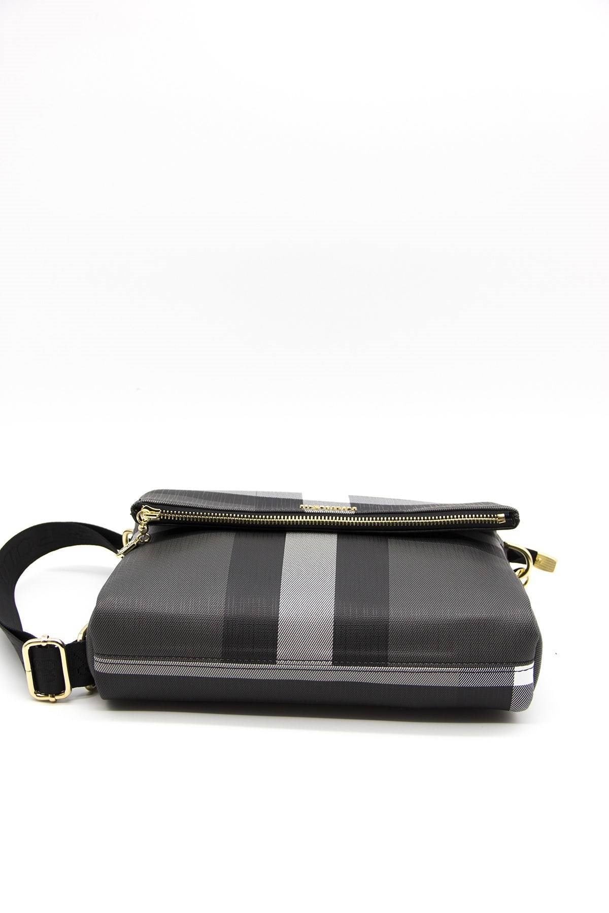 Silver & Polo Siyah - Siyah SP963 Kadın Çapraz Çanta