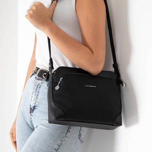 Silver & Polo Siyah - Siyah SP364 Kadın Çapraz Çanta