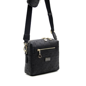 Silver & Polo Siyah - Siyah SP1038 Kadın Çapraz Çanta
