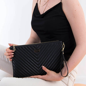 Silver & Polo Siyah - Siyah SP1034 Kadın Portföy & Clutch