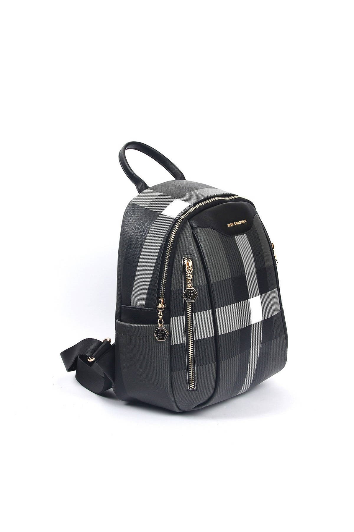 Silver & Polo Siyah - Siyah SP906 Kadın Sırt Çantası