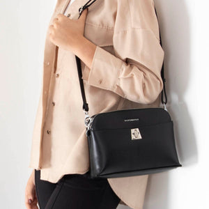 Silver & Polo Siyah - Siyah SP623 Kadın Çapraz Çanta