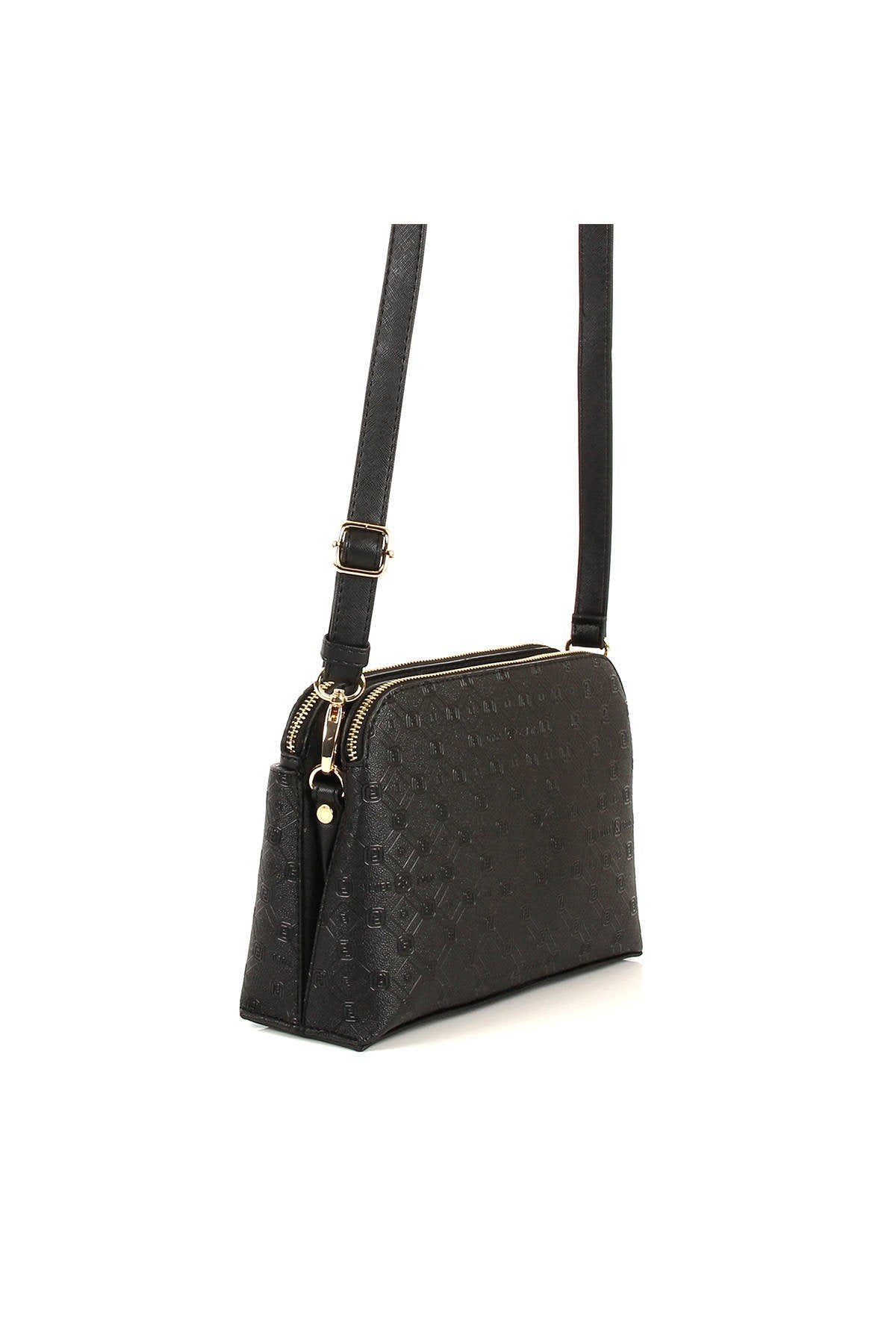 Silver & Polo Siyah - Siyah SP623 Kadın Çapraz Çanta