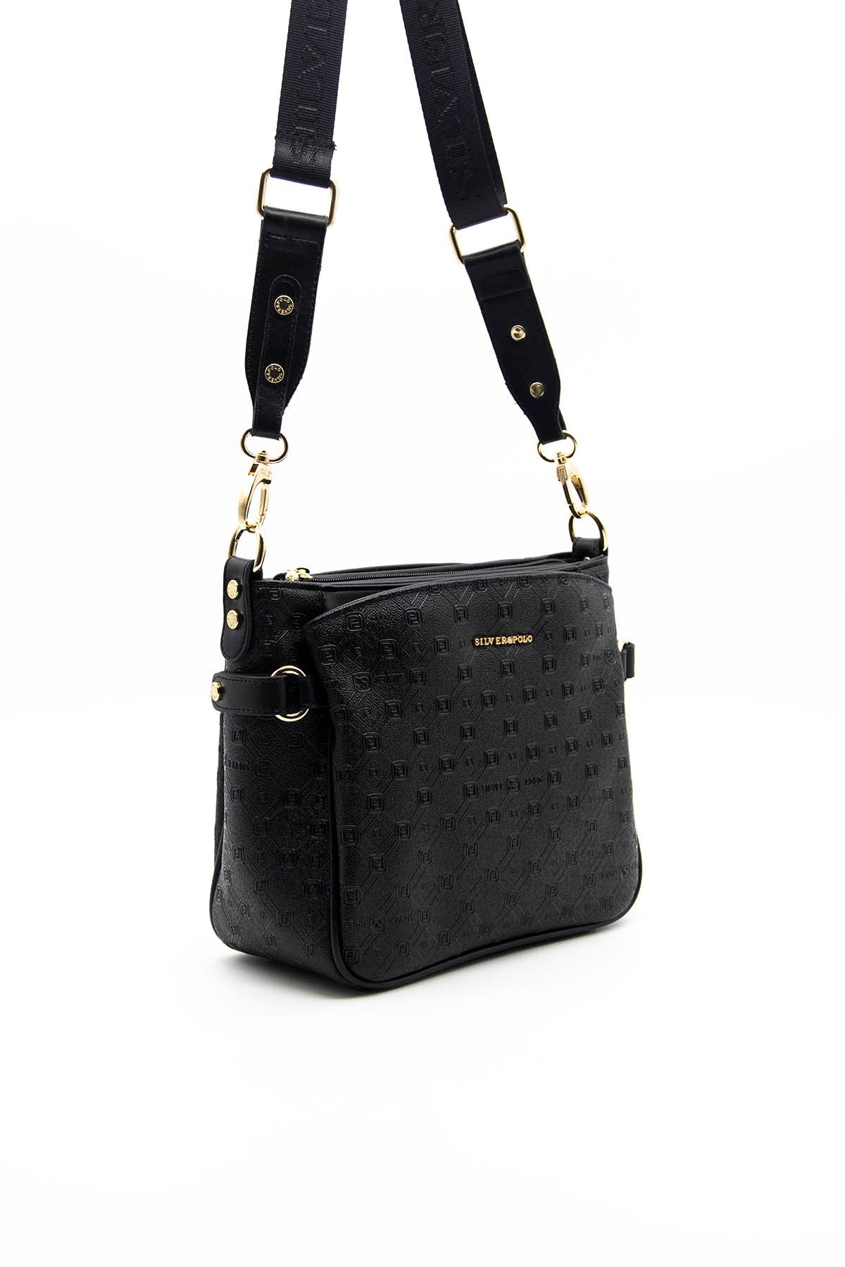 Silver & Polo Siyah - Siyah SP884 Kadın Çapraz Çanta