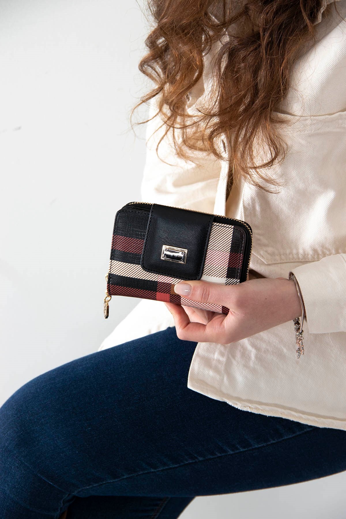 Silver & Polo Siyah - Siyah SP935 Kadın Cüzdan & Kartlık