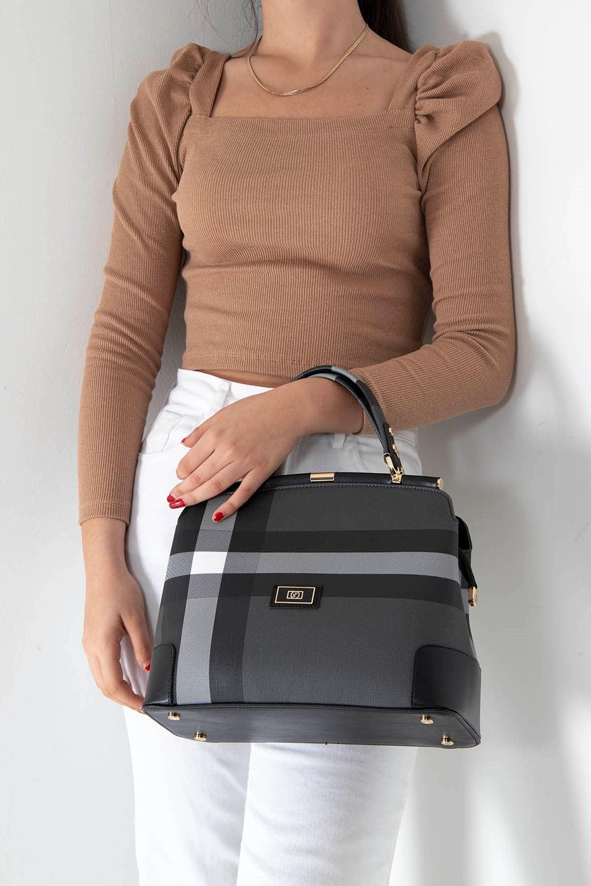 Silver & Polo Siyah - Siyah SP706 Kadın El Çantası