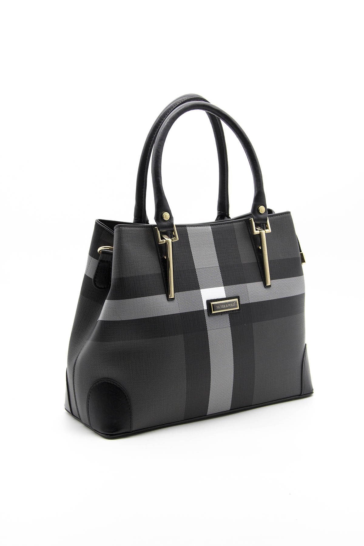 Silver & Polo Siyah - Siyah SP667 Kadın El Çantası