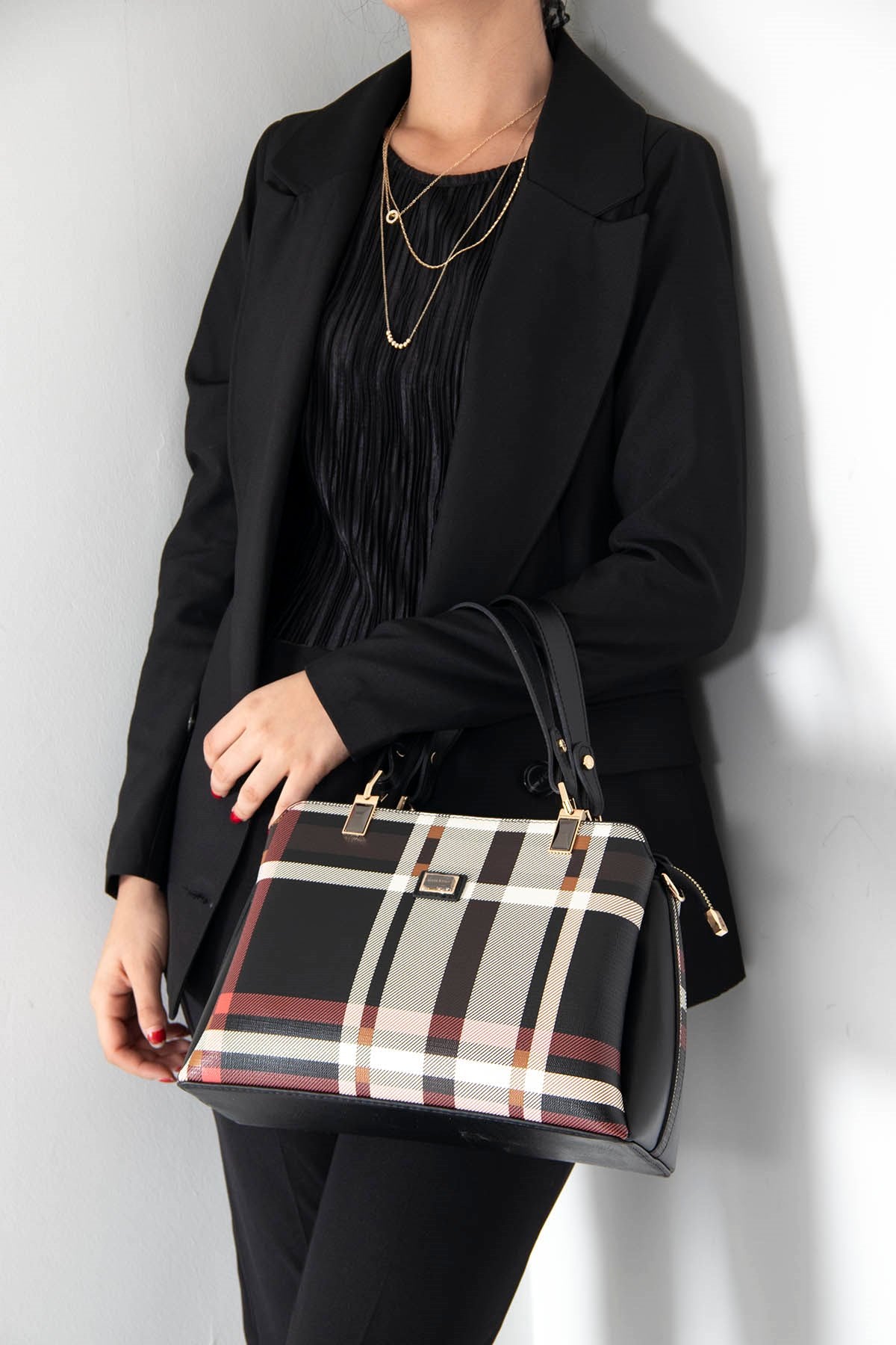 Silver & Polo Siyah - Siyah SP972 Kadın El Çantası