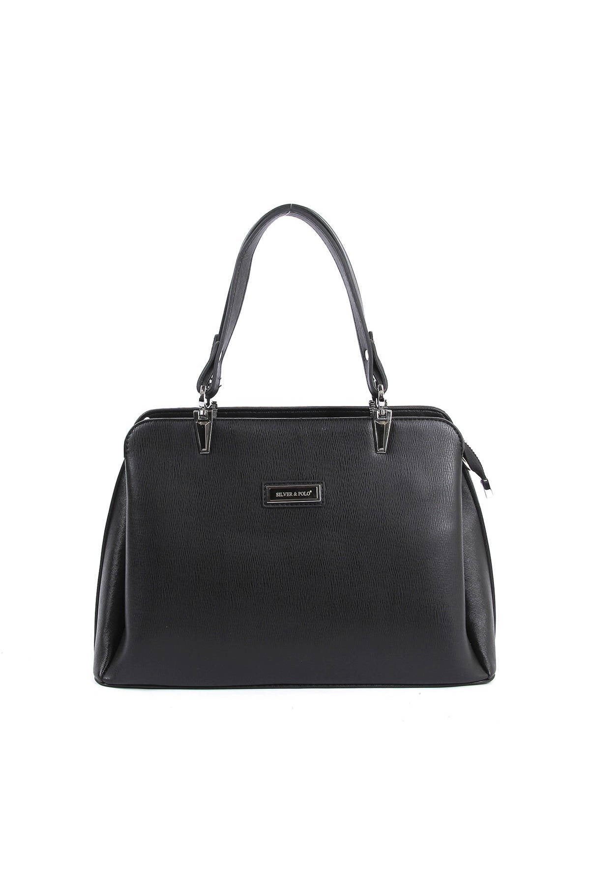 Silver & Polo Siyah - Siyah SP972 Kadın El Çantası