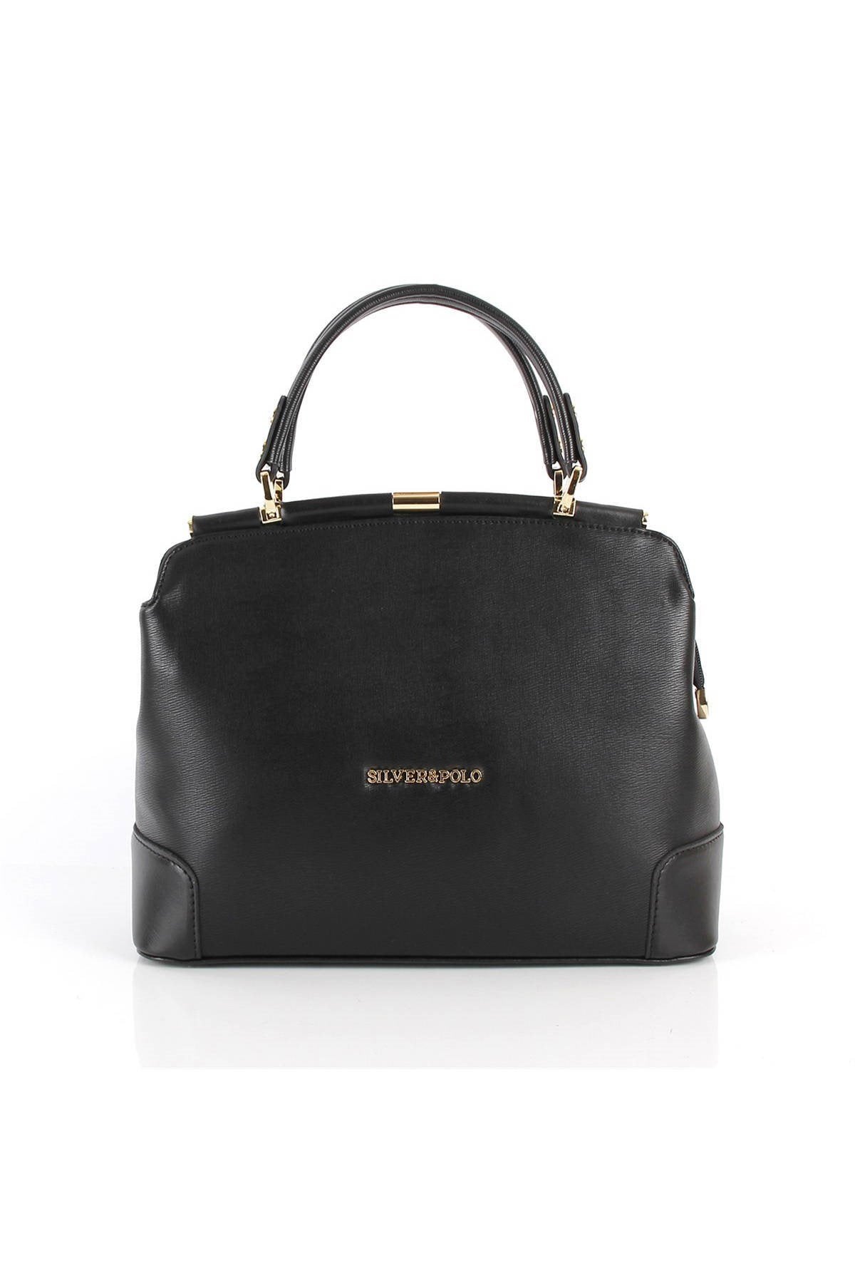Silver & Polo Siyah - Siyah SP706 Kadın El Çantası