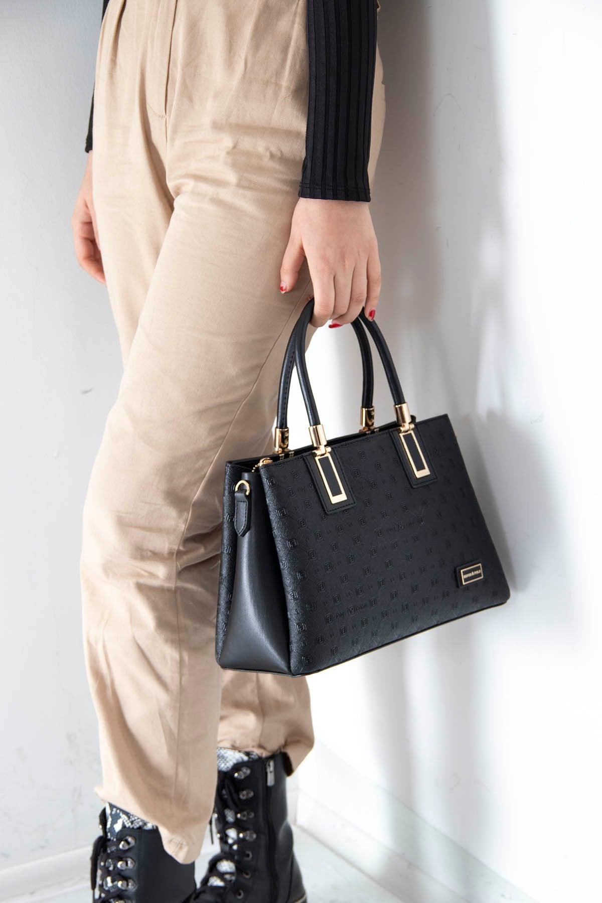 Silver & Polo Siyah - Siyah SP1000 Kadın El Çantası