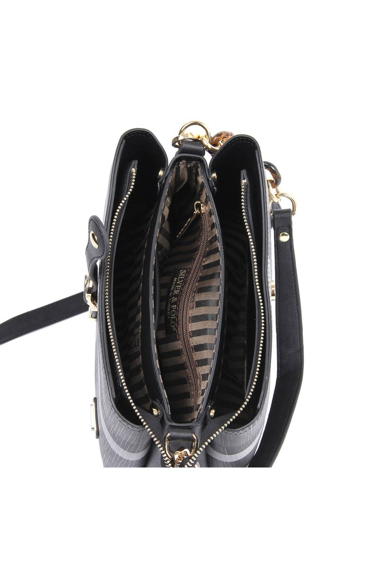 Silver & Polo Siyah - Siyah SP974 Kadın Omuz Çantası