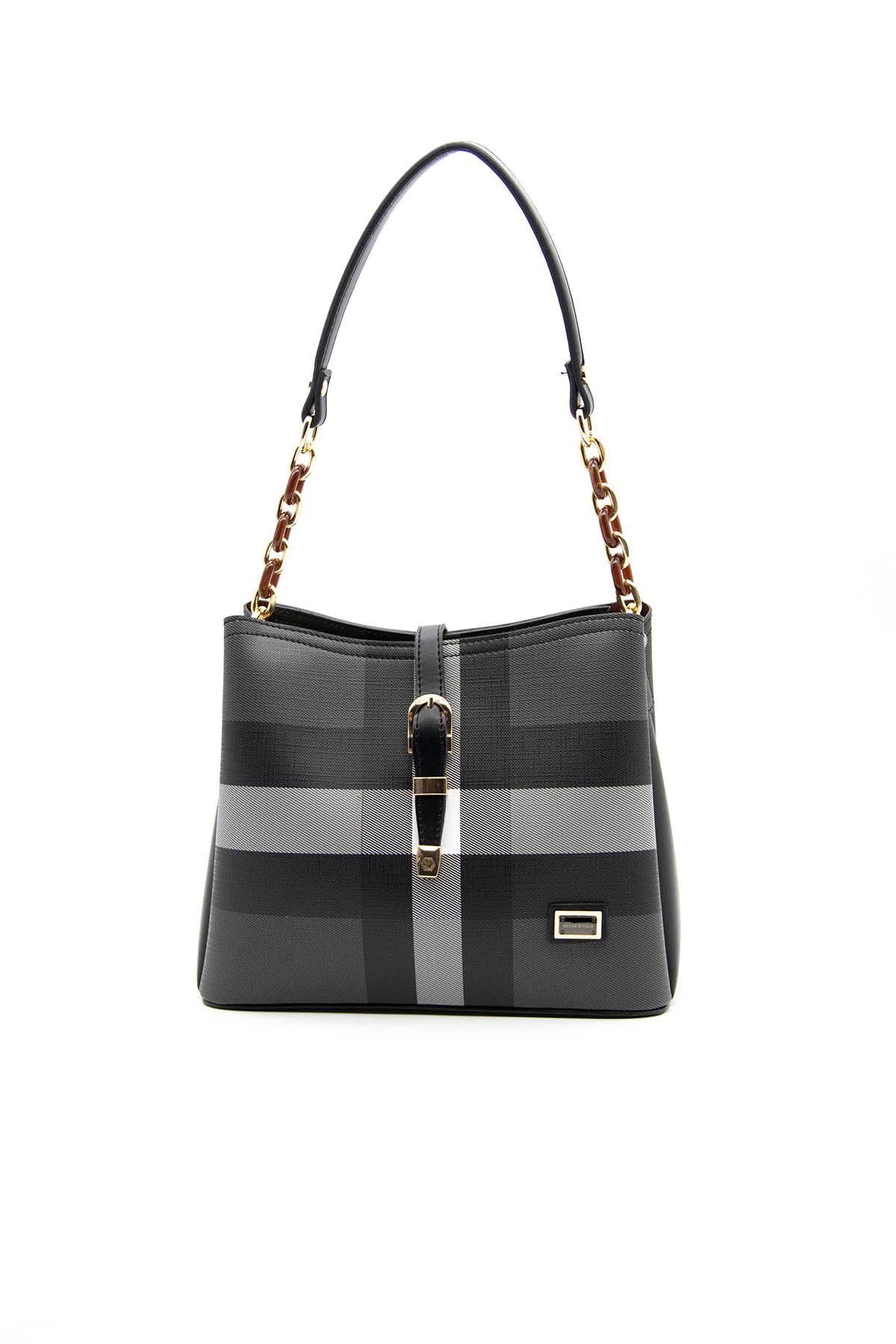 Silver & Polo Siyah - Siyah SP974 Kadın Omuz Çantası