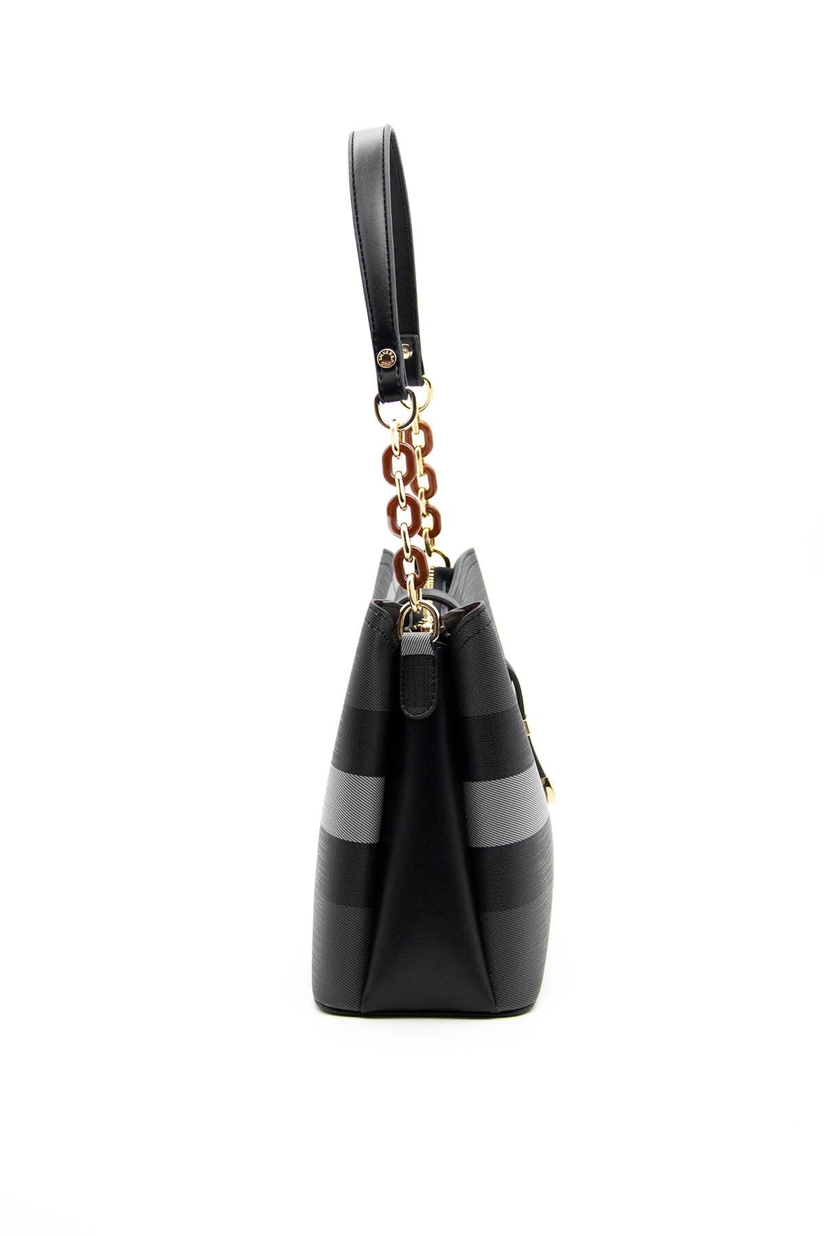 Silver & Polo Siyah - Siyah SP974 Kadın Omuz Çantası