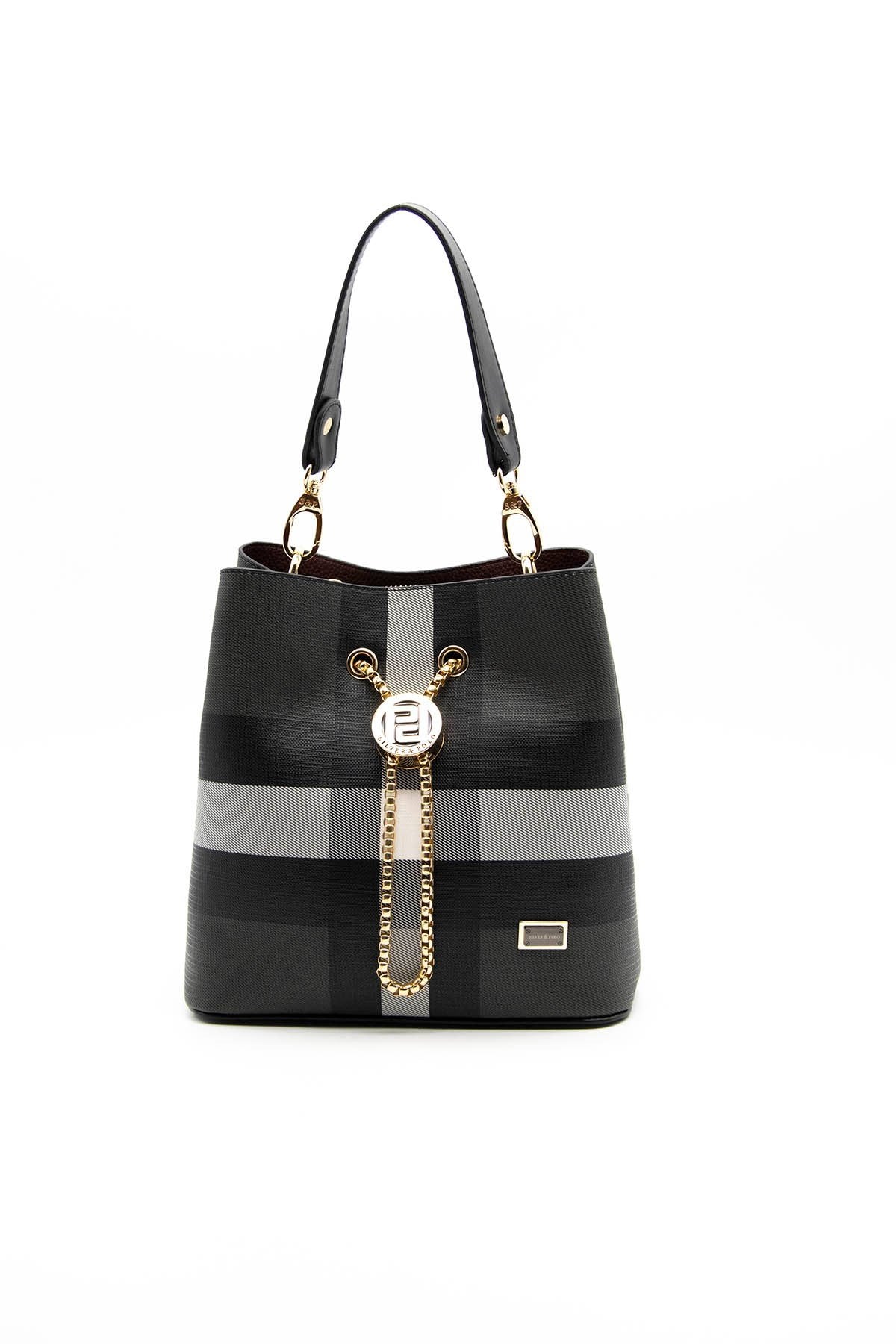 Silver & Polo Siyah - Siyah SP967 Kadın Çapraz Çanta