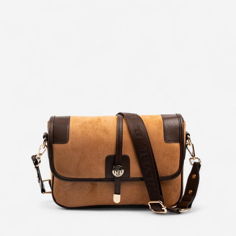 SP1182 Kadın Çapraz Çanta Süet Taba - Kahve SP1182-M12 - 5