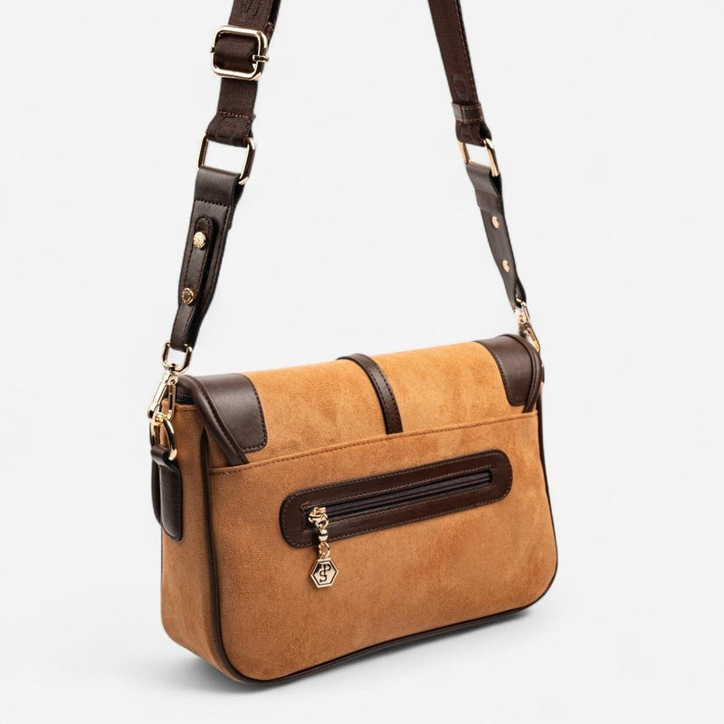 SP1182 Kadın Çapraz Çanta Süet Taba - Kahve SP1182-M12 - 4