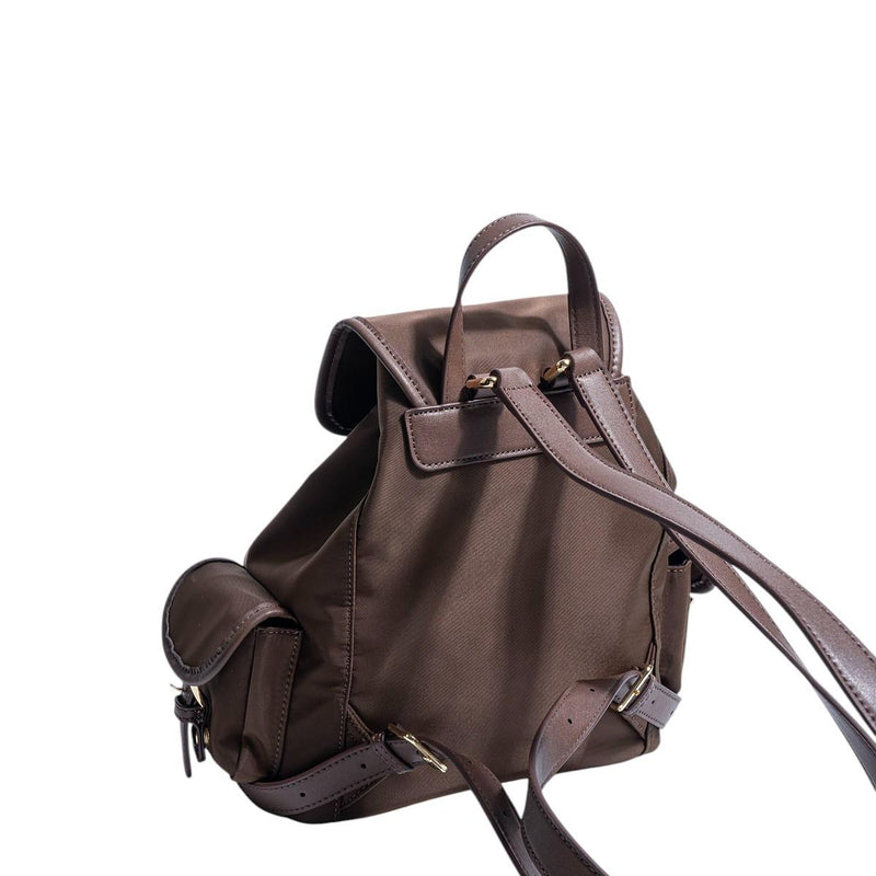 SP1207 Kadın Sırt Çantası Saten Kahve - Kahve SP1207-M206 - 4