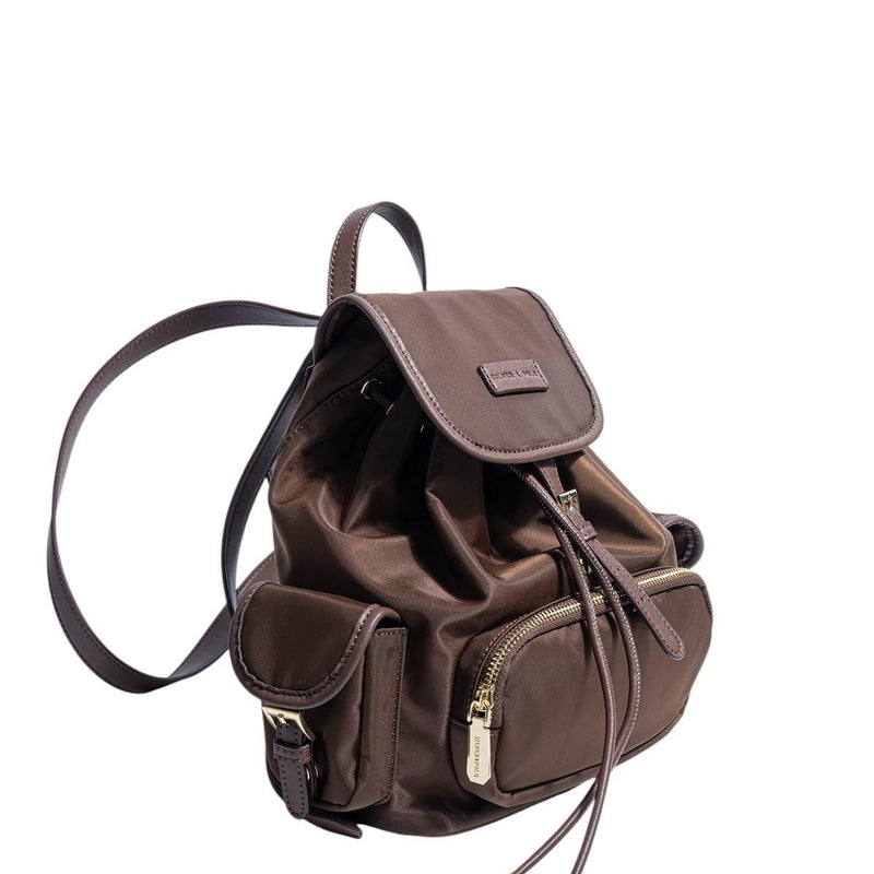 SP1207 Kadın Sırt Çantası Saten Kahve - Kahve SP1207-M206 - 2