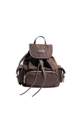 SP1207 Kadın Sırt Çantası Saten Kahve - Kahve SP1207-M206