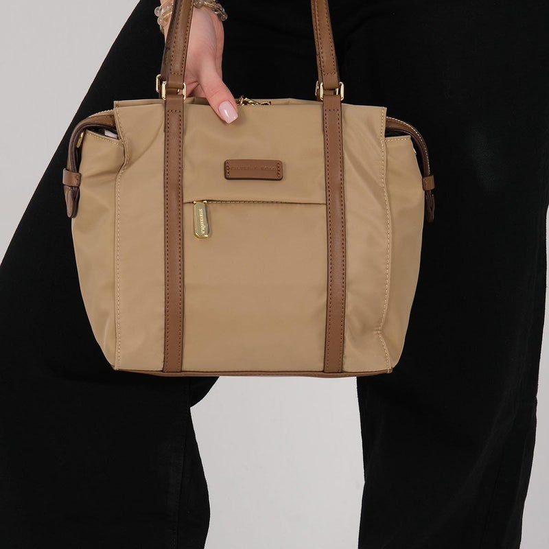 SP1215 Kadın Omuz Çantası Saten Vizon - Camel SP1215-M206 - 2