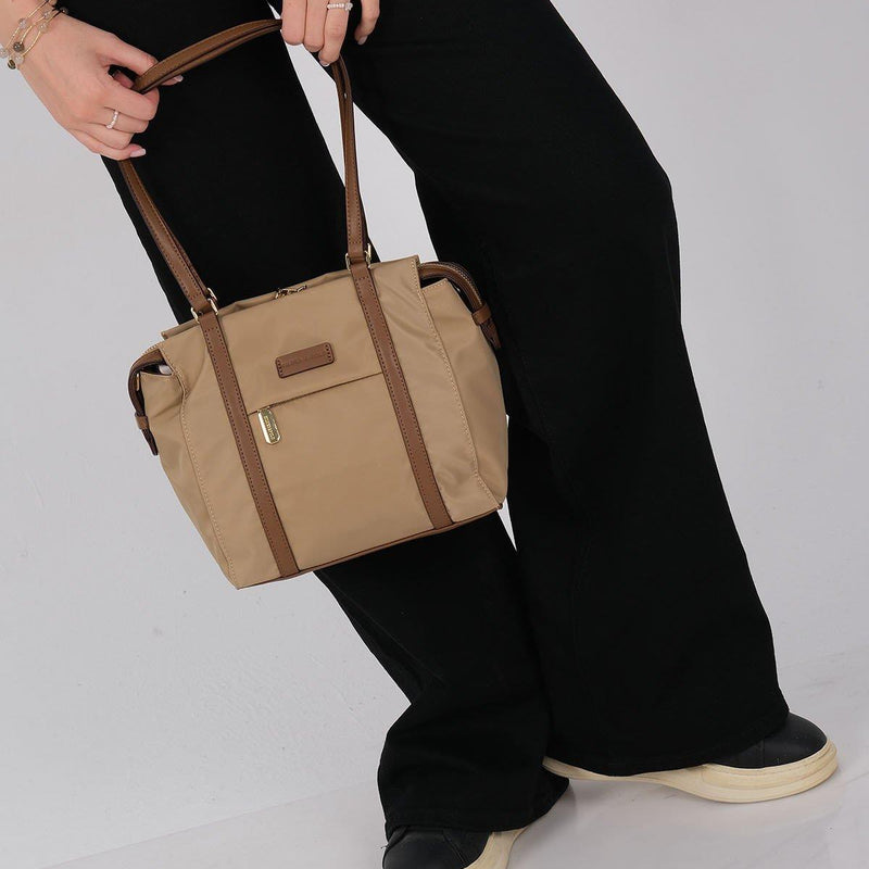 SP1215 Kadın Omuz Çantası Saten Vizon - Camel SP1215-M206 - 6