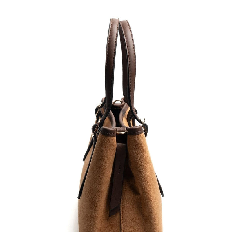 SP1252 Kadın El Çantası Süet Taba - Kahve SP1252-M12 - 3