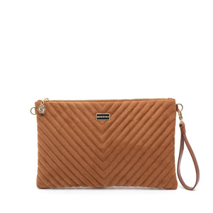 Silver & Polo Süet Taba SP1034 Kadın Portföy & Clutch