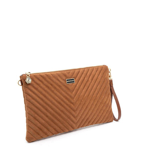 Silver & Polo Süet Taba SP1034 Kadın Portföy & Clutch