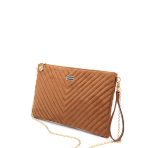 Silver & Polo Süet Taba SP1034 Kadın Portföy & Clutch