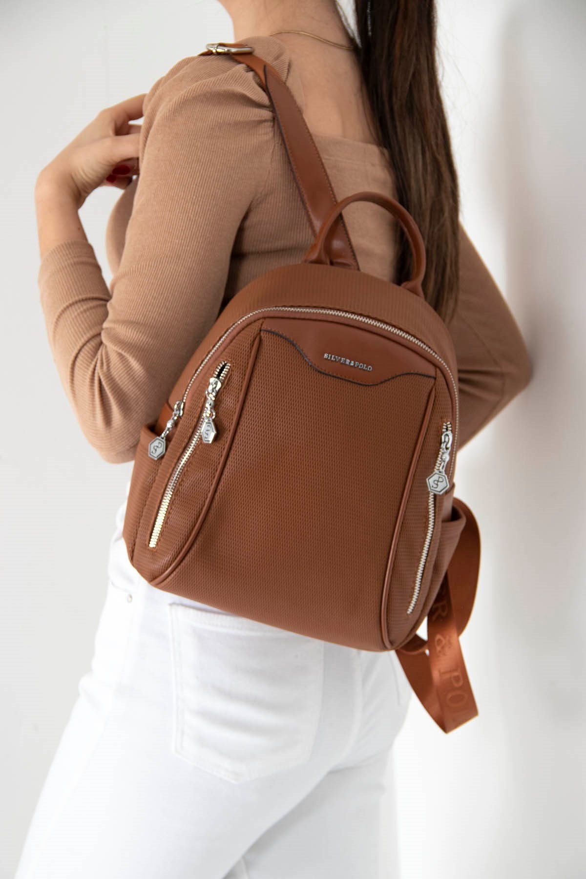 Silver & Polo Taba - Taba SP906 Kadın Sırt Çantası