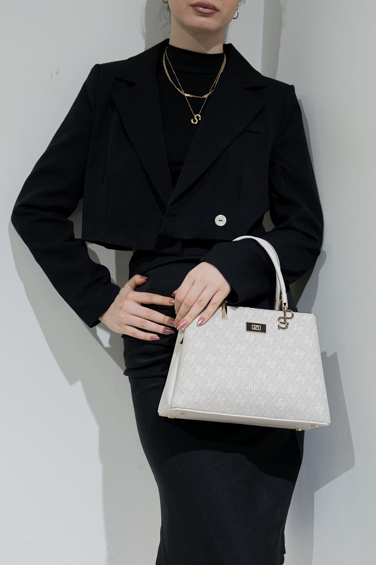 Silver & Polo Taş-Kemik SP1098 Kadın El Çantası