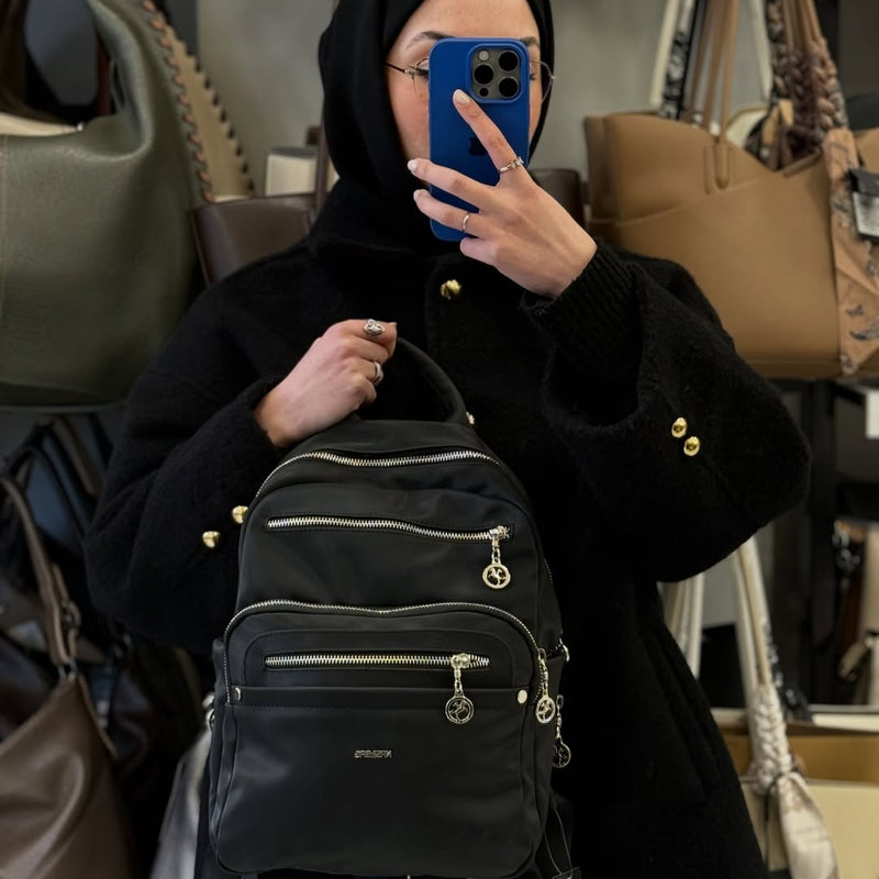 Nas Bag Kadın Çok Gözlü Sırt Çantası - 1358 - 20
