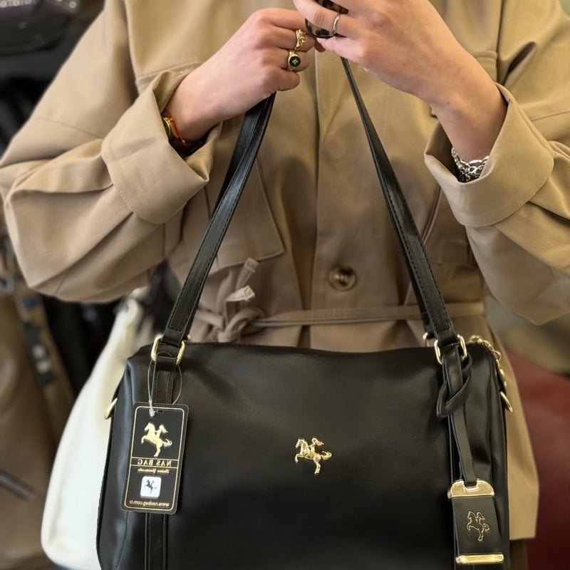 NASBAG Ultra Soft Geniş Hacimli Omuz Çantası - 1538 - 7