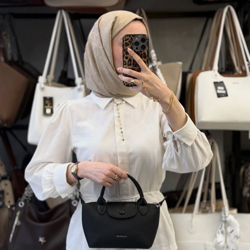Nas Bag Mini El ve Omuz Çantası + Cüzdan Seti - ns26009