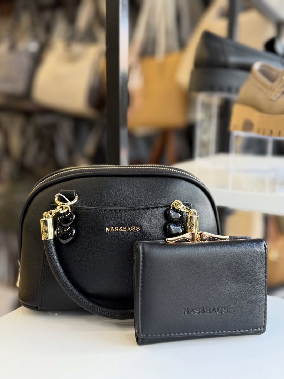 NASBAG Çok Bölmeli Kadın El ve Çapraz Çantası - NS26019