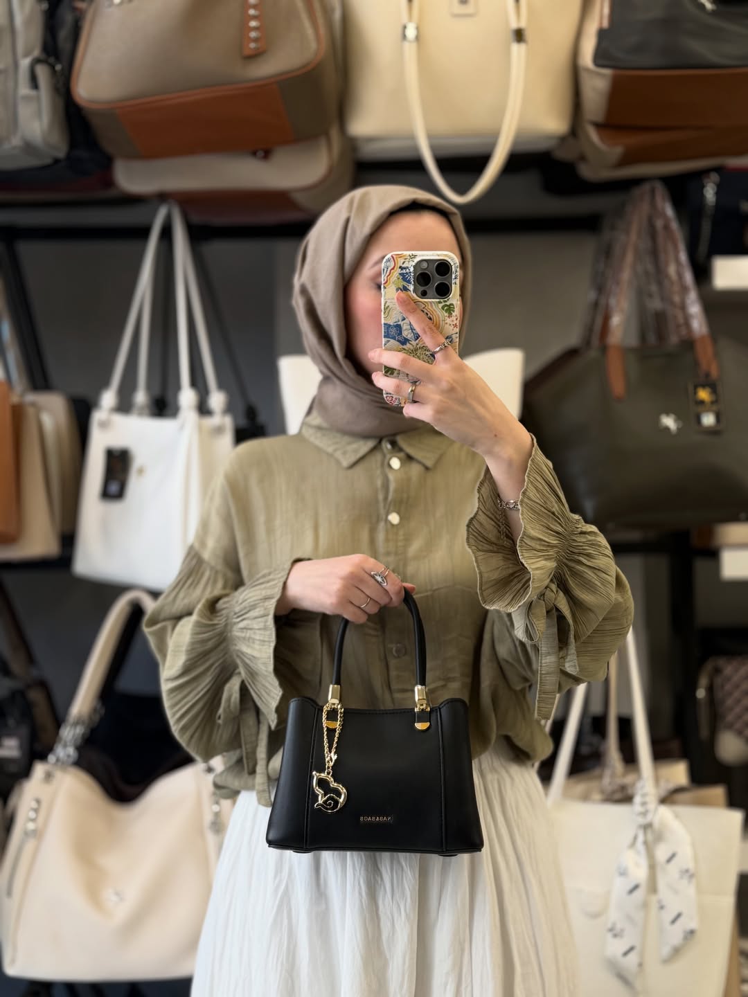 Nas Bag Siyah El ve Omuz Çantası + Cüzdan Kombin Set - ns26021